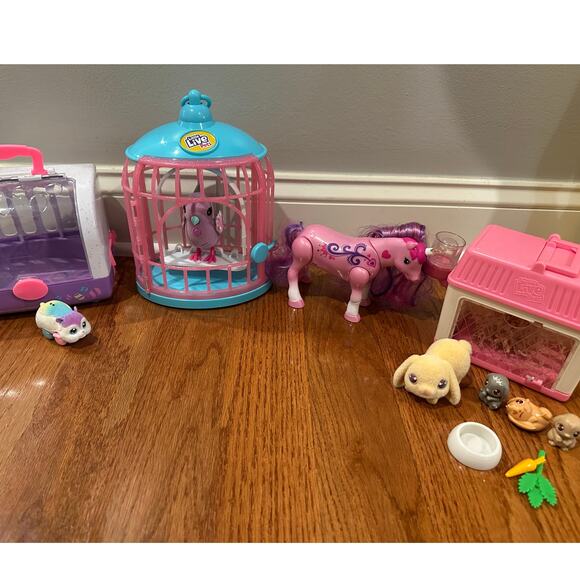 Lot of 4 LIttle Live Pets Pony, Hampster, Bunny and Bird - Picture 1 of 3